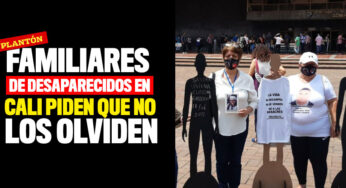Familiares de desaparecidos en Cali piden que no los olviden