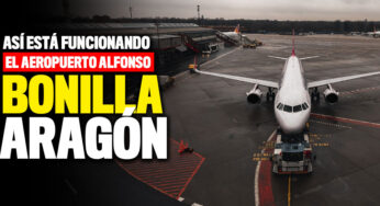 Arrancó a operar el Aeropuerto Alfonso Bonilla Aragón