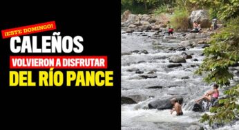 Los caleños volvieron a disfrutar del río Pance