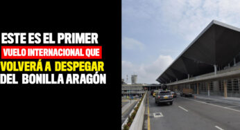 Este es el primer vuelo internacional que despegará del aeropuerto Bonilla Aragón
