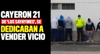 Cayeron 21 de 'Los Sayayines', se dedicaban a vender vicio en Tuluá