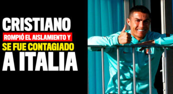 ¡Rompió el aislamiento! Cristiano Ronaldo regresó a Italia