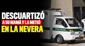 Mató a su mamá y guardó los restos en la nevera de su casa