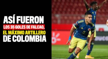Así fueron los 35 goles de Radamel Falcao García con la Selección Colombia