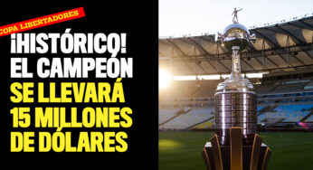 ¡Premio histórico! El campeón de la Copa Libertadores se embolsará 15 millones de dólares