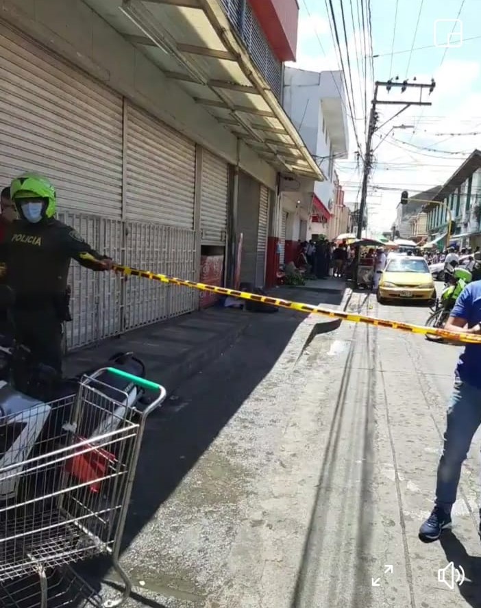 Homicidio en un supermercado en Buga