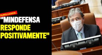 "MinDefensa responde positivamente al tratamiento": Familiares