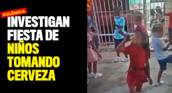 Investigan polémica fiesta de niños tomando cerveza en Cartagena