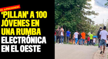 VIDEO: ¡No aprenden! 'Pillan' a 100 jóvenes en fiesta electrónica al Oeste de Cali