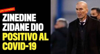 El técnico del Real Madrid Zinedine Zidane dio positivo al covid-19