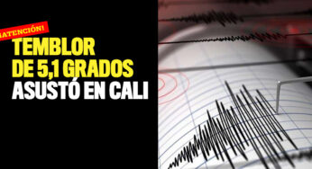 Temblor de 5,1 grados asustó en Cali