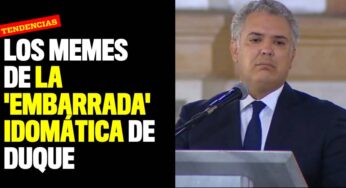 Los memes de la 'embarrada' idiomática de Duque en el discurso al Ministro