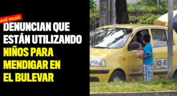 Denuncian que están utilizando niños para mendigar en el Bulevar