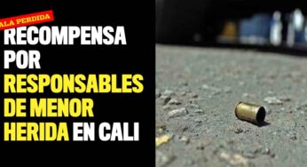 Ofrecen recompensa por caso de menor herida por bala perdida en el oriente