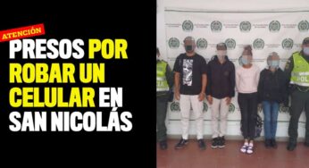 Presos por robar un celular en San Nicolás