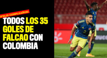 ¡Feliz cumpleaños, ‘Tigre’! Los 35 goles de Falcao García con la Selección Colombia