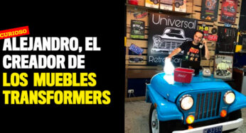 Alejandro, el creador de los muebles transformers