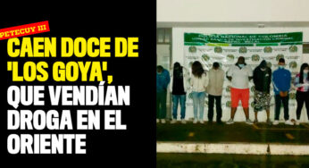 Caen doce integrantes de 'Los Goya', que vendían droga en Petecuy III