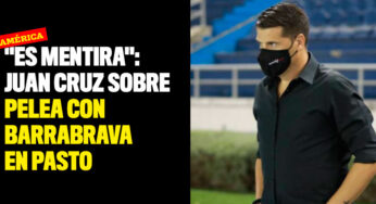 "Es mentira": Juan Cruz sobre supuesta pelea con barrabrava en Pasto