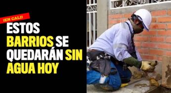 ¡Pilas! Estos sectores de Cali se quedarán sin agua este lunes