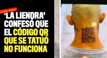 'La Liendra' confesó que el código QR que se tatuó no funciona