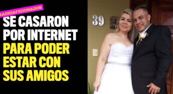 Radioaficionados se casaron por internet para poder estar con sus amigos
