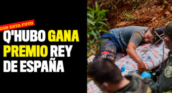 Con esta foto Q'hubo se ganó el premio Rey de España