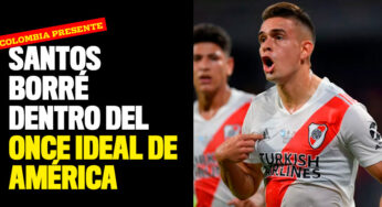 Santos Borré dentro del once ideal de América