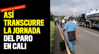 Así transcurre la jornada del paro del 28 de abril en Cali