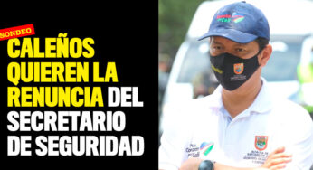 Sondeo: Caleños quieren la renuncia del Secretario de Seguridad