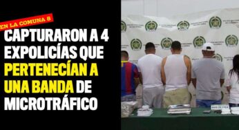Capturaron a 4 expolicías que pertenecían a una banda de microtráfico