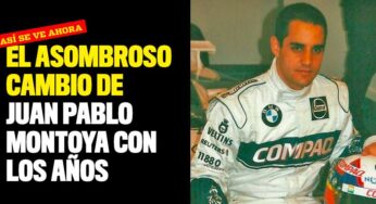 El asombroso cambio de Juan Pablo Montoya con los años