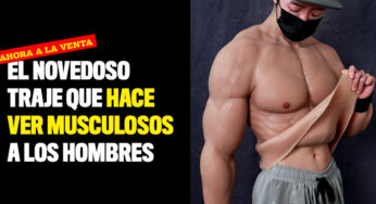 El novedoso traje que hace ver musculosos a los hombres