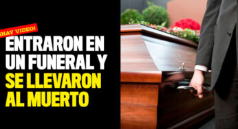 Entraron en un funeral y se llevaron al muerto