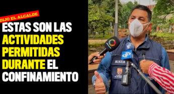 Estas son las actividades permitidas durante el confinamiento