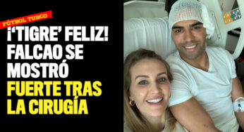 ¡Se siente fuerte! Falcao publicó su primera foto tras la cirugía de pómulo