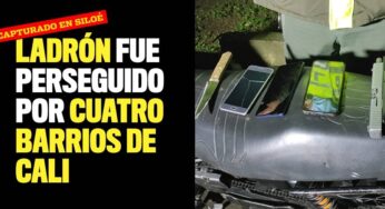 Ladrón fue perseguido por cuatro barrios de Cali y capturado en Siloé