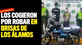 Los cogieron por robar en Brisas de los Álamos