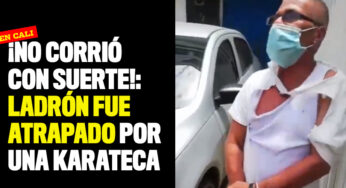 ¡No corrió con suerte!: ladrón fue atrapado por una karateca