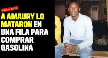 A Amaury lo mataron haciendo una fila para comprar gasolina