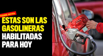 Estas son las gasolineras habilitadas para hoy lunes 10 de mayo