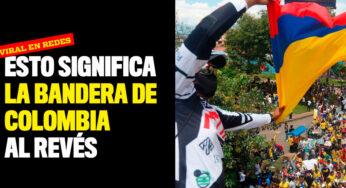 Esto significa la bandera de Colombia al revés