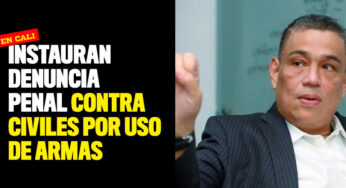 Instauran denuncia penal contra civiles por uso de armas