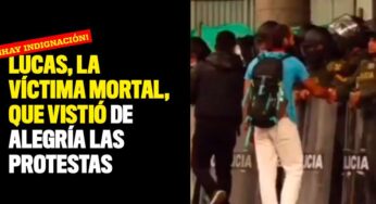 Lucas, la víctima mortal, que vistió de alegría las protestas
