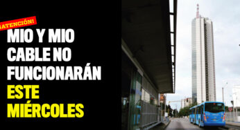 MIO Y MIO Cable no funcionarán este miércoles