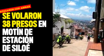 Se volaron 38 presos en motín de estación de Siloé