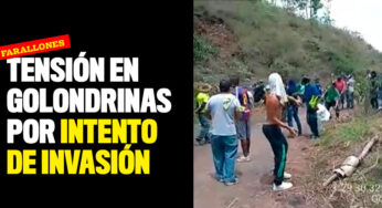 Tensión en Golondrinas por intento de invasión