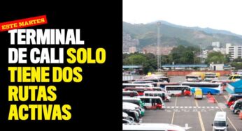 Terminal de Cali solo tiene dos rutas activas