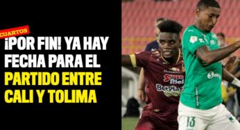 ¡Por fin! Ya hay fecha para el partido entre Cali y Tolima