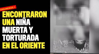 Encontraron una niña muerta y torturada en el Oriente de Cali